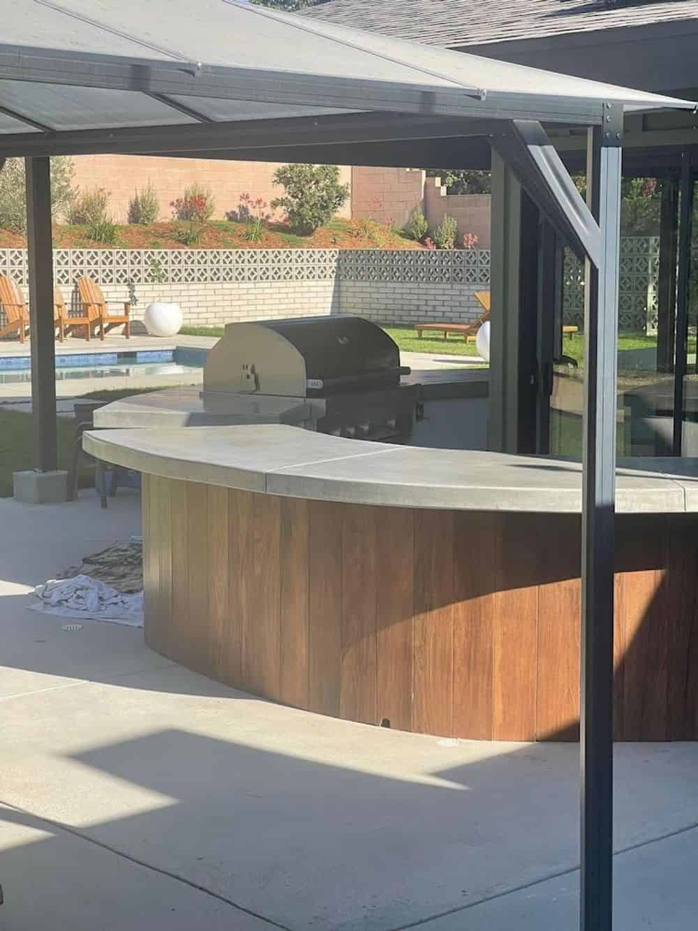 Outdoor Fire Pit and BBQ Construction image