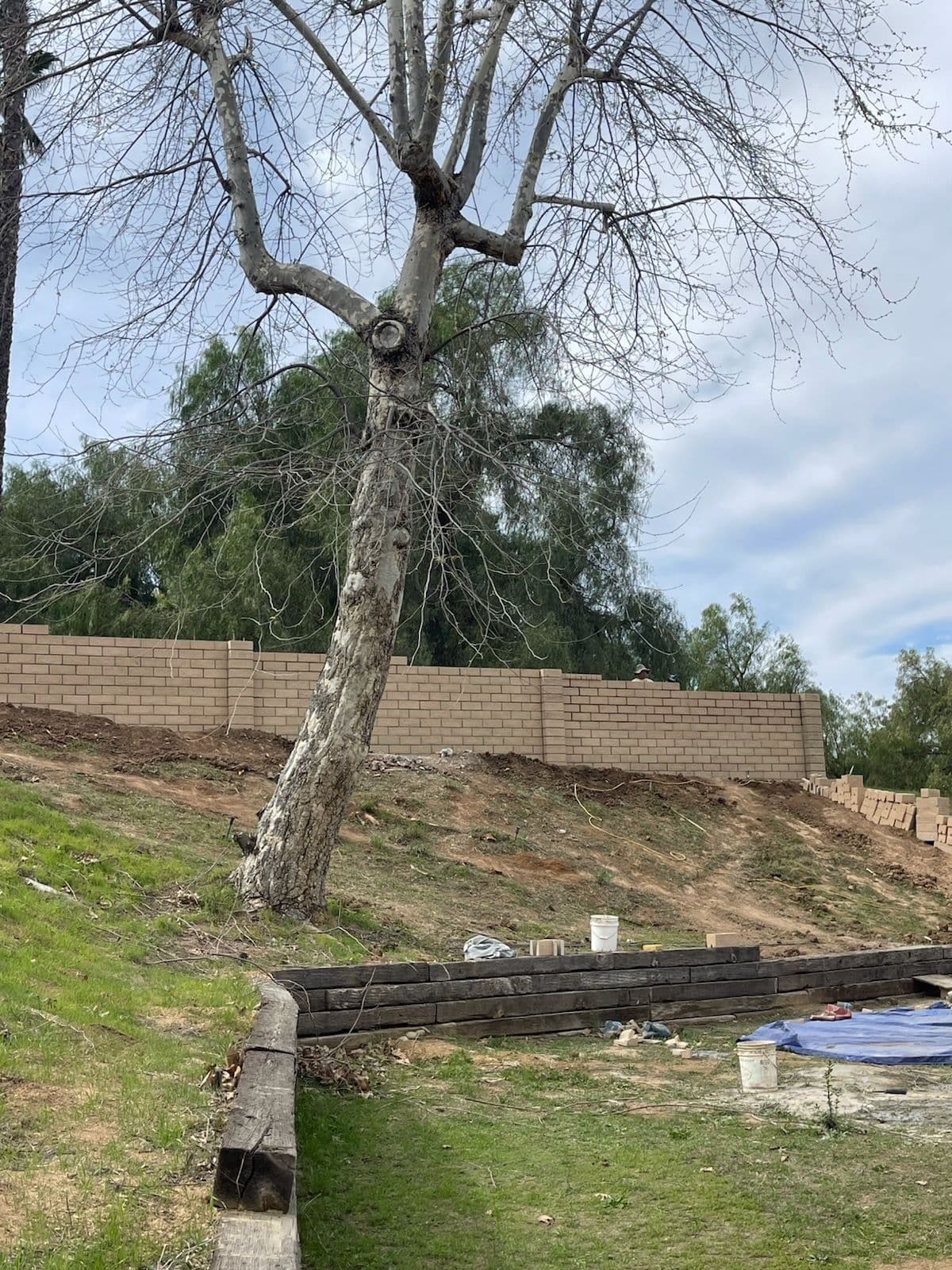 Slumpstone Wall Construction for Privacy Enhancement